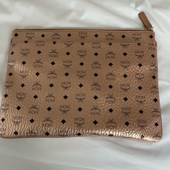 mcm rose gold crossbody